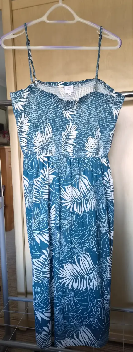 John Lewis mirage shirred beach dress