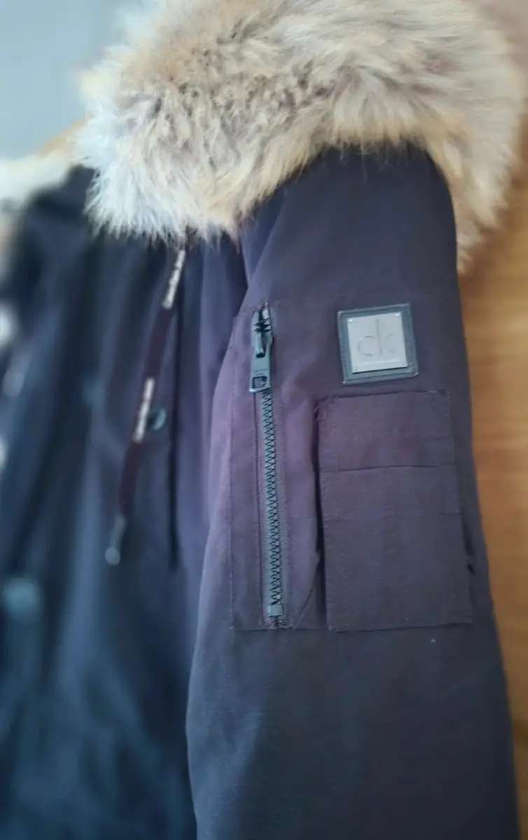 Calvin Klein Jeans black down parka