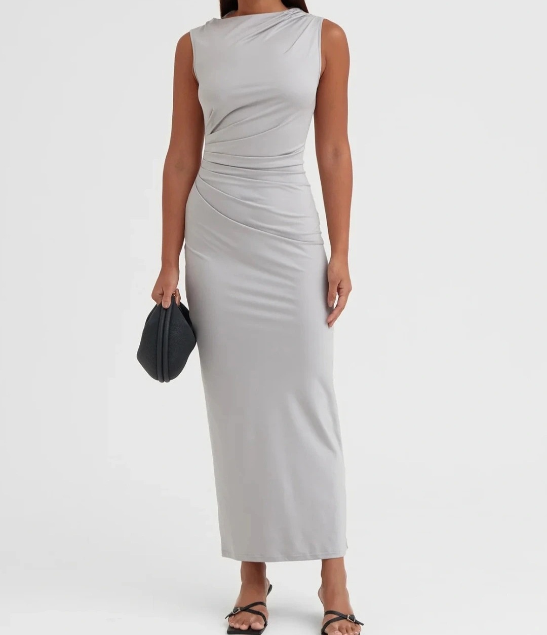 4th & Reckless Elegant Grey Dress