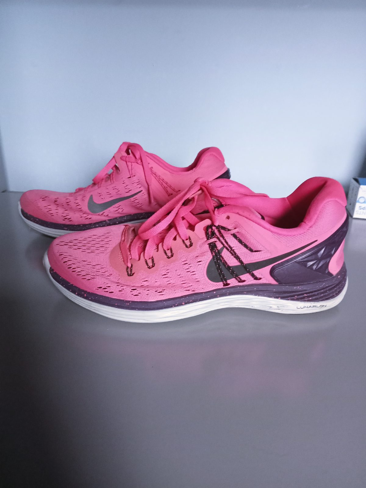 Nike WMNS LunarEclipse 5 Running Shoes Pink / Black - UK size 6