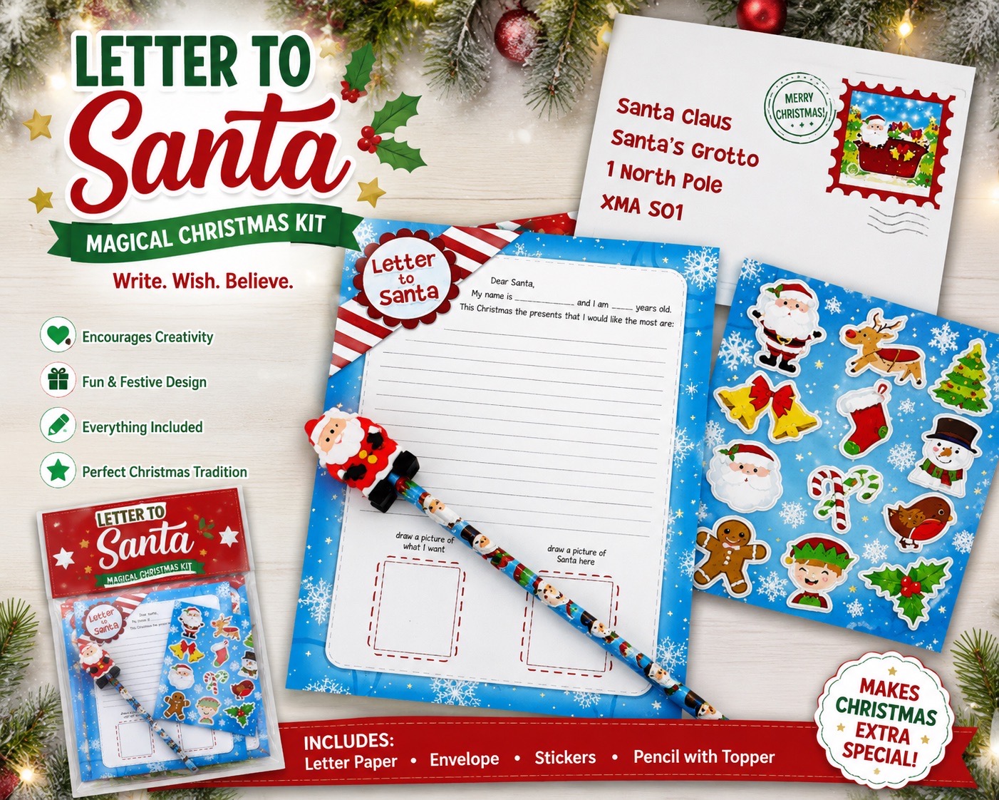 Letter to Santa Kit