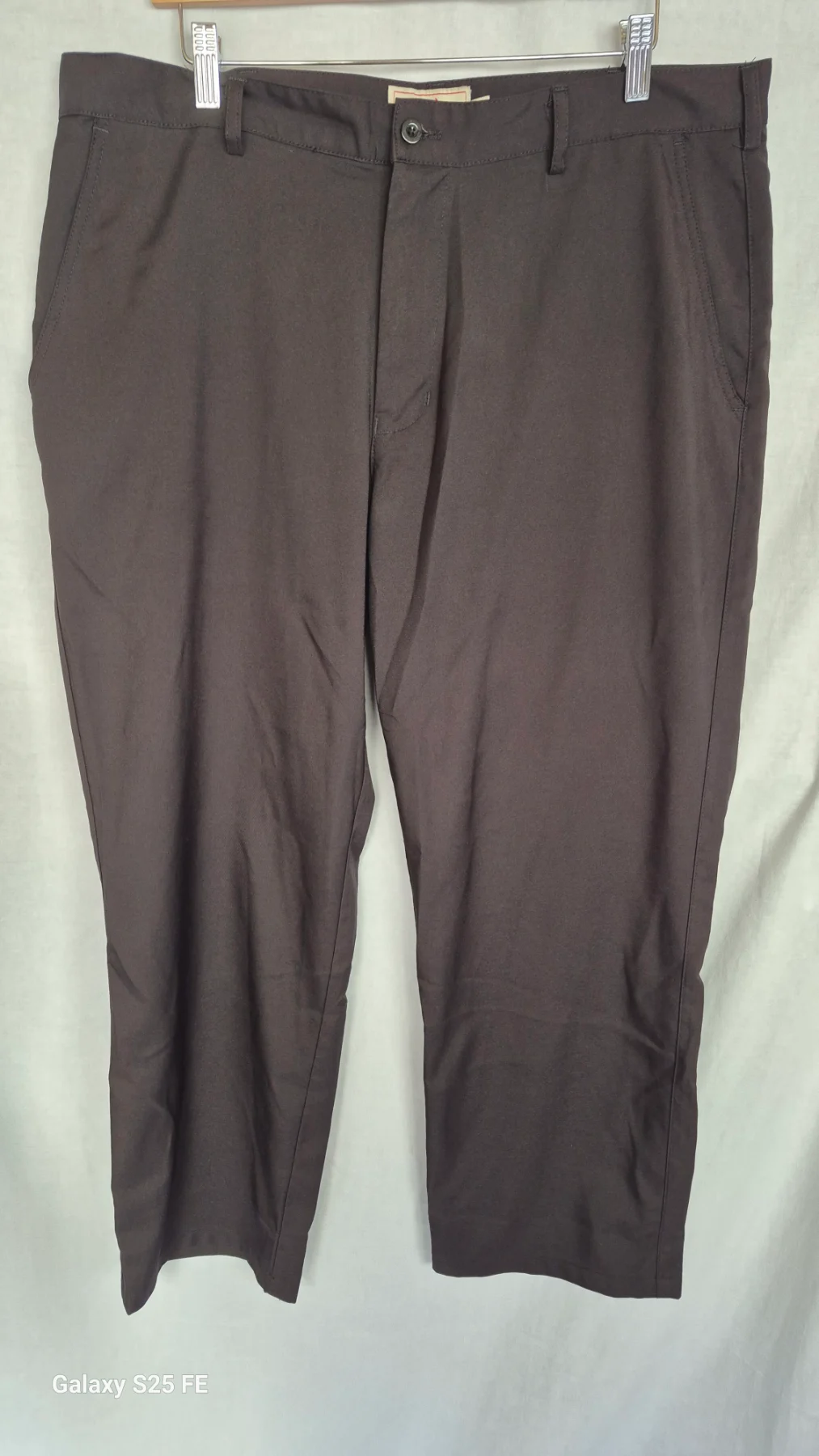 Woodworm Golf Mens Trousers W38 L31 Black Stretch Smart Casual Chinos