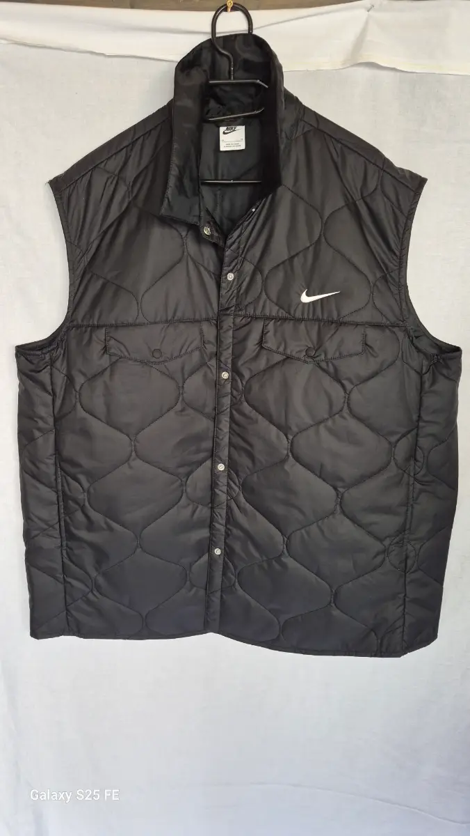 Nike Women's Black Onion Quilted Bodywarmer Gilet Size 1X Plus Size