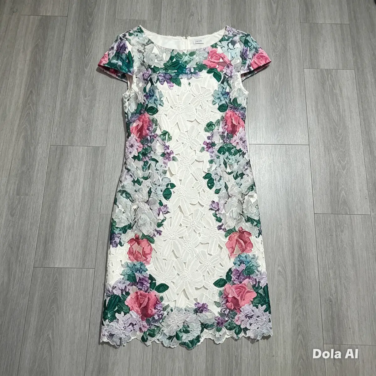 Phase Eight Floral Lace Shift Dress – Size 10