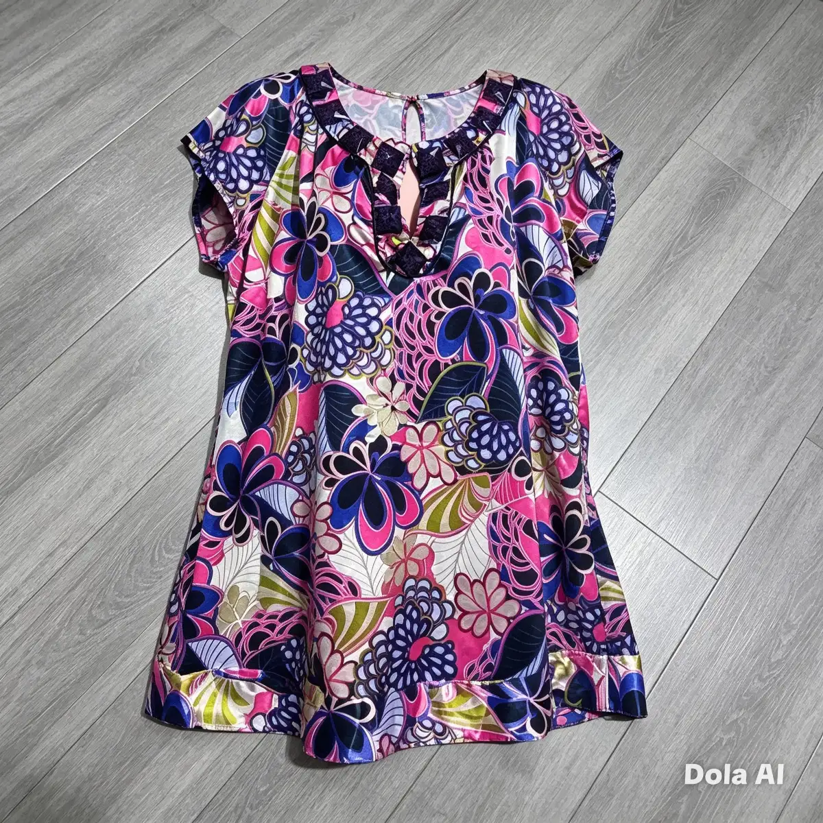 Star by Julien Macdonald Y2K Bold Floral Tunic Dress – Size 18