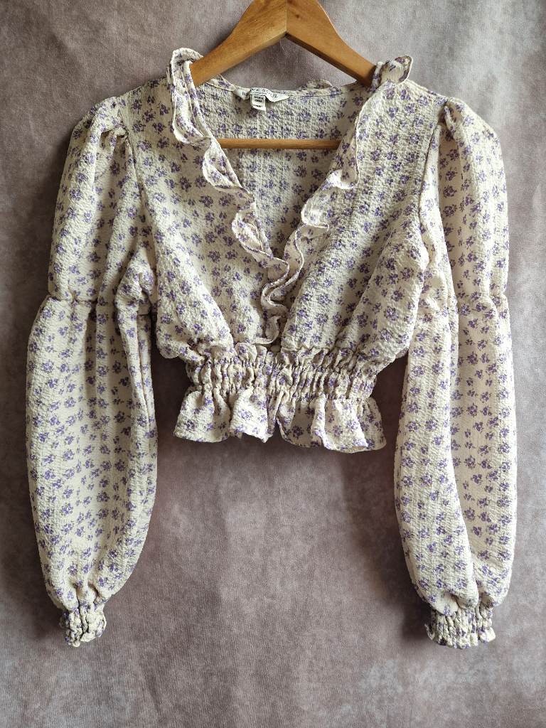 Brave Soul ruffled summer top. Size 12.