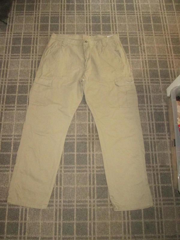 Wrangler Men's Cargo trousers size L W38" Straight leg utility pockets casual workwear