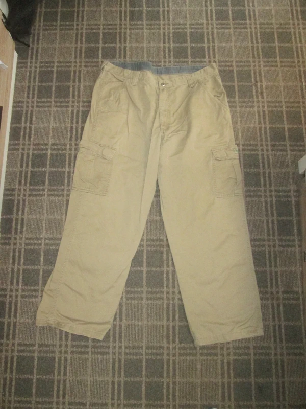 Wrangler Men's Cargo trousers size L W38" L29" Straight leg utility pockets casual workwear