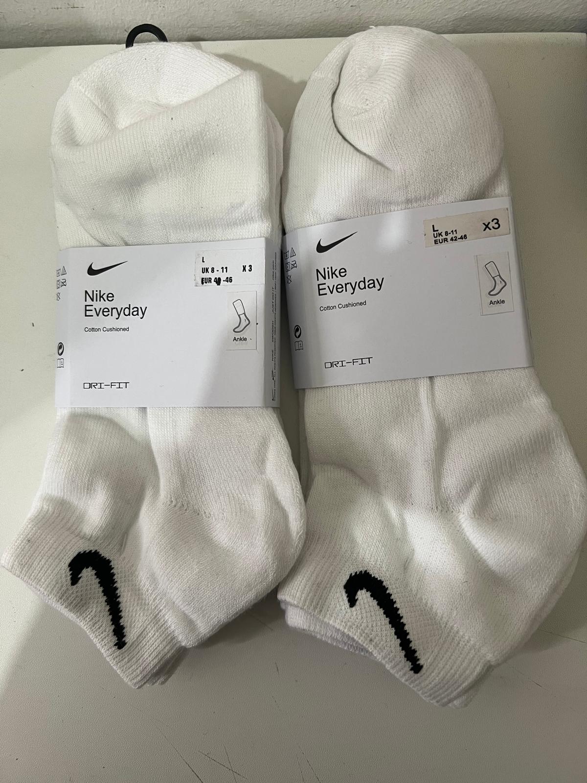 6x Pairs Nike socks | size 8-11 UK | Unisex Ankle