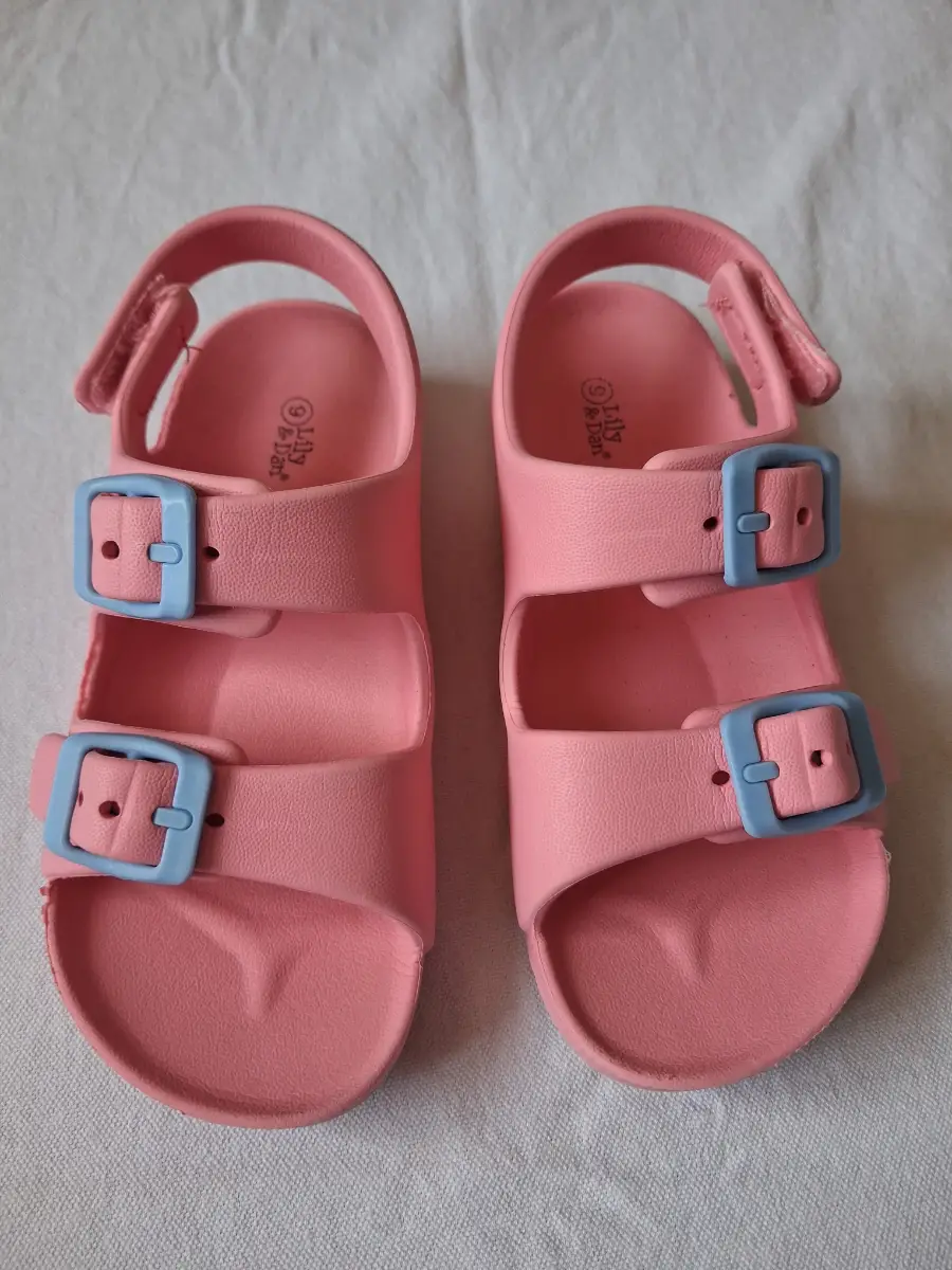 Pink Buckle Sandals - UK 9
