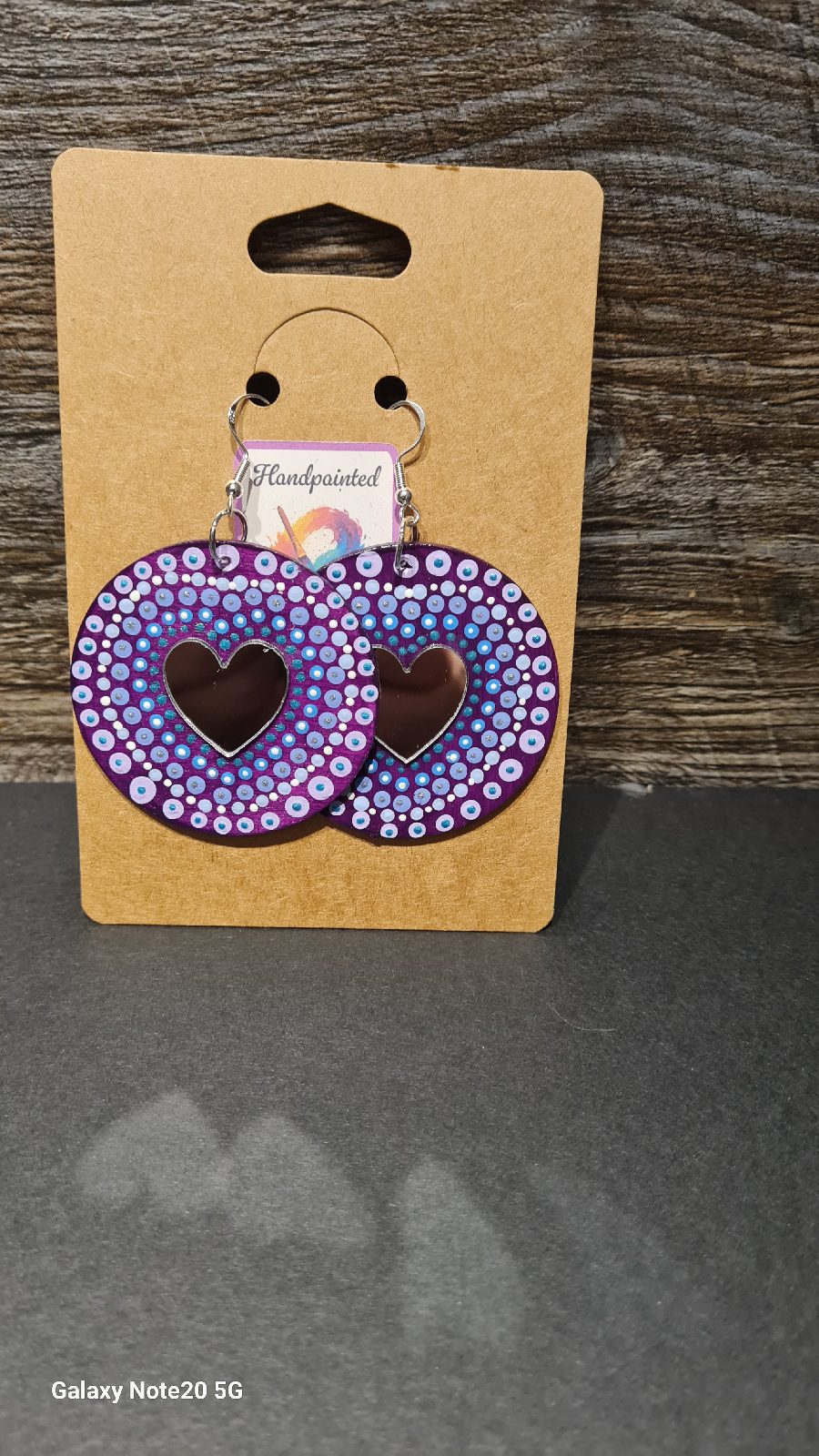 handpainted Mandala Art Earings