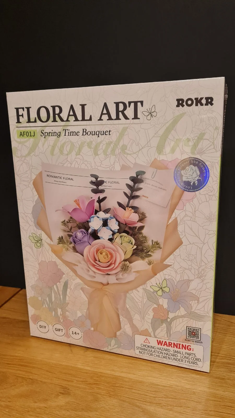 3D Puzzle Flower Bouquet 6 in 1. New, sealed.