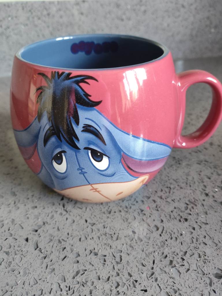 Disney Eeyore barrel mug microwave and dishwasher safe
