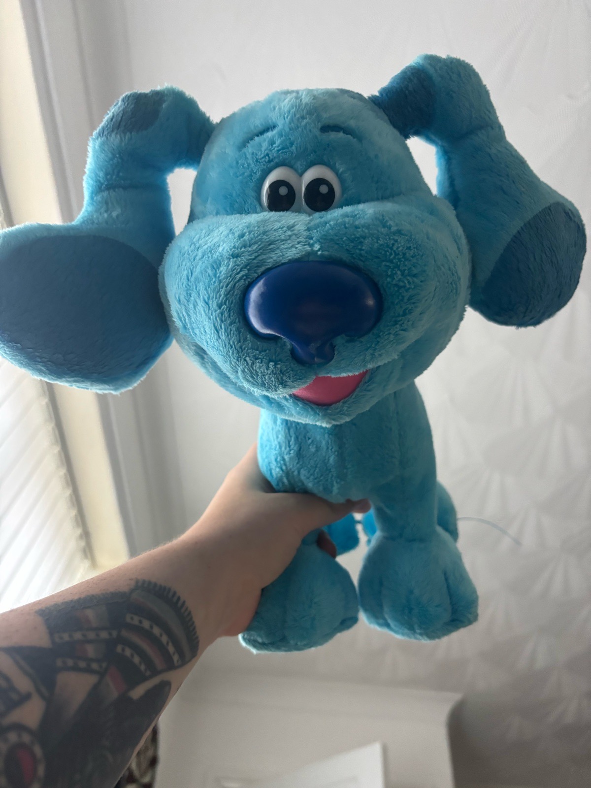 Large Interactive Blue’s Clues Soft Toy Plush (Very Good Condition)