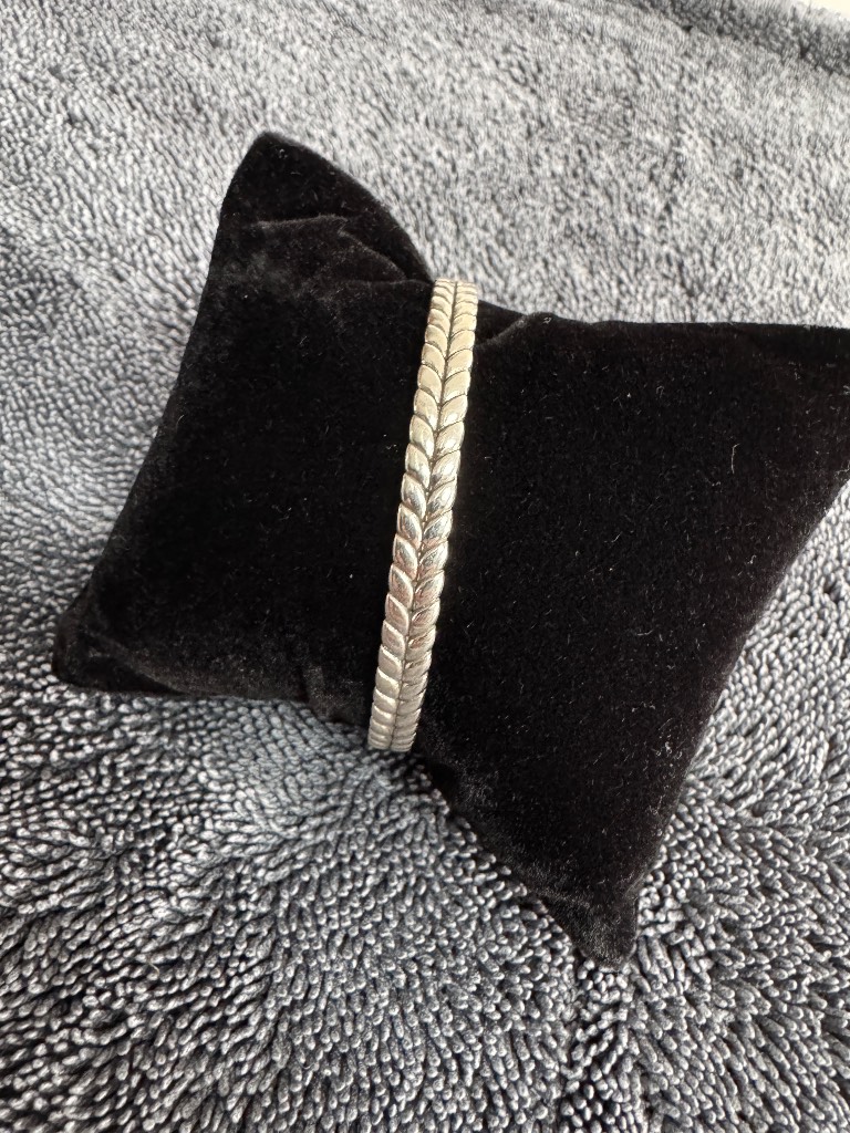 925 Stamped Bangle