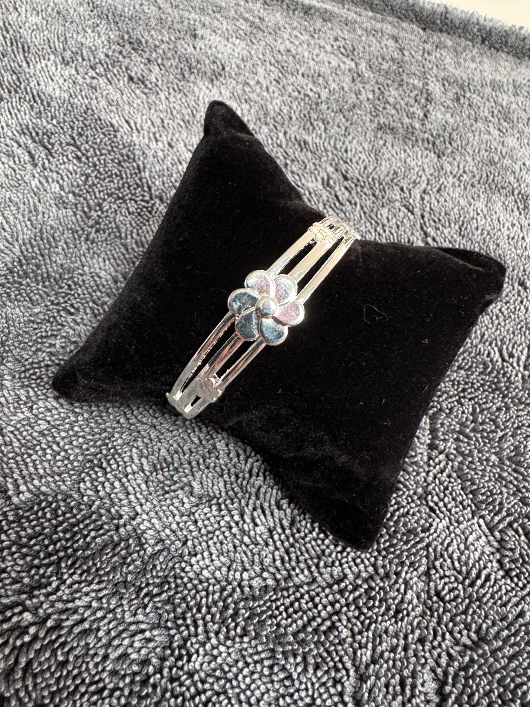 999 Stamped Silver Bangle