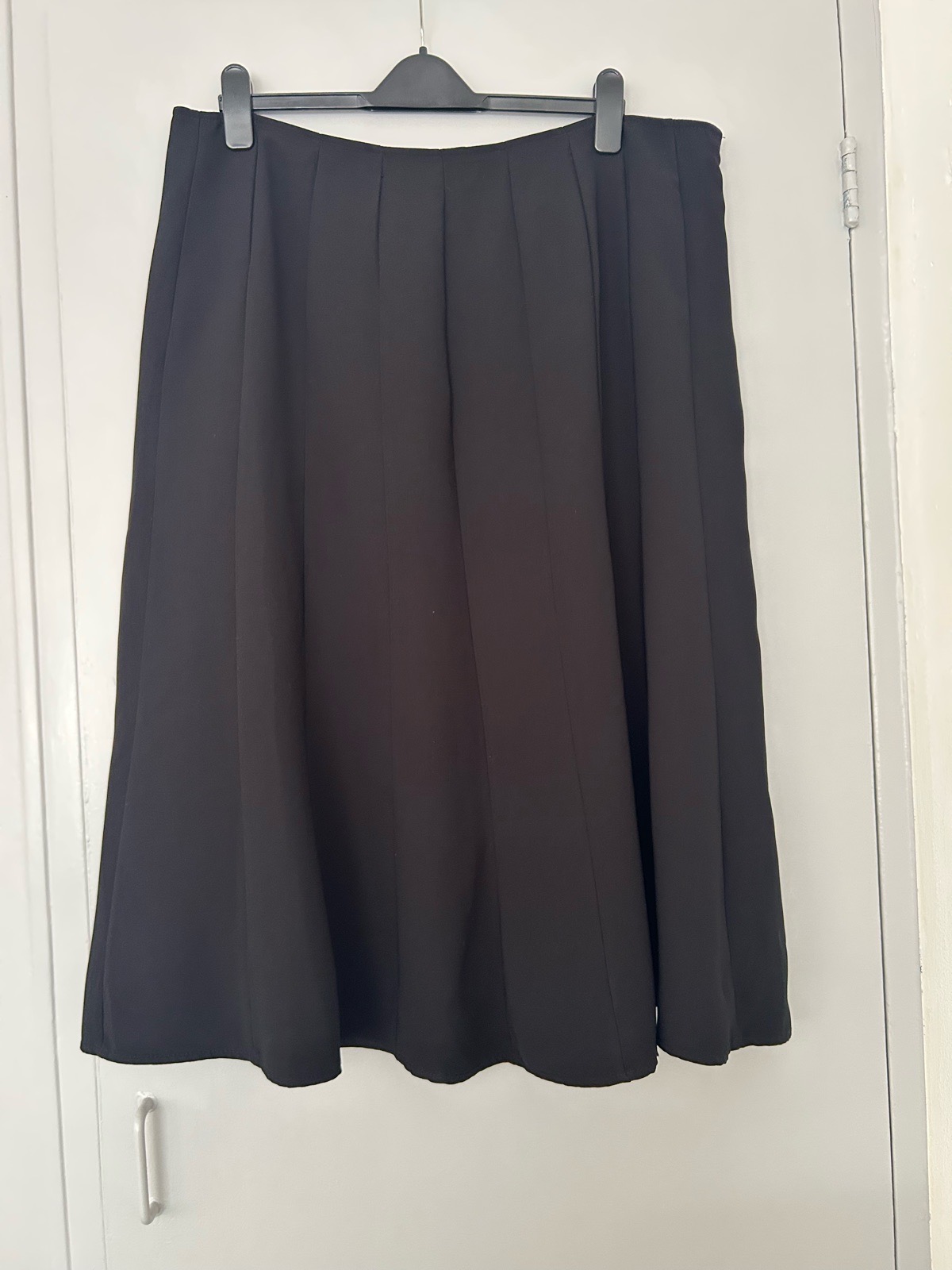 Jay-Ella London vintage black formal/work panelled midi skirt plus size 20 RRP £65