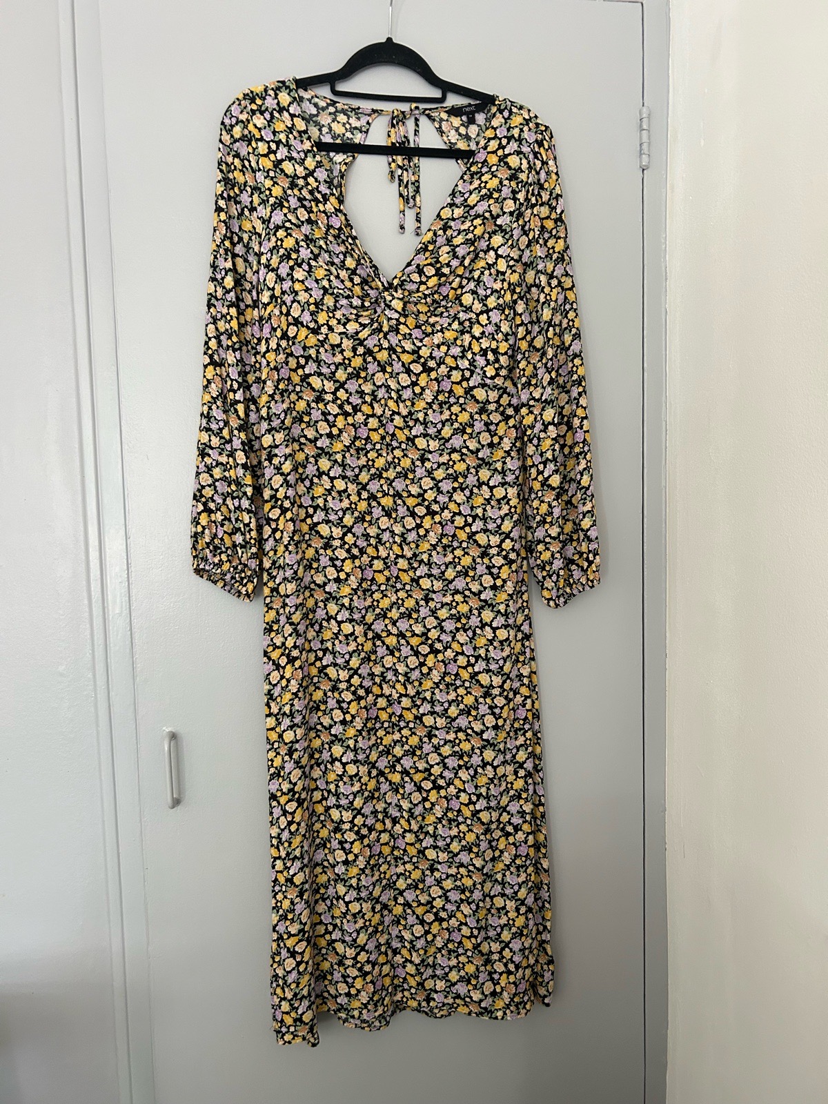 Next Floral Midi Summer Dress Size 14