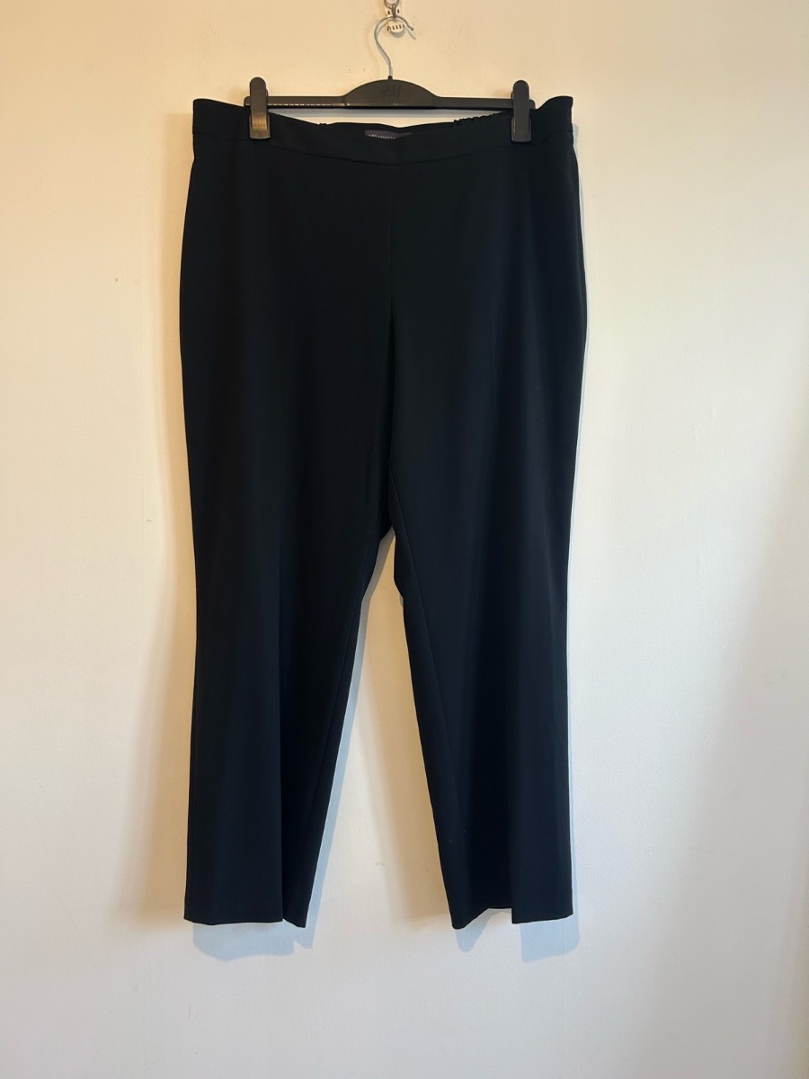 Black Straight Leg Formal/Work Trousers Size 20