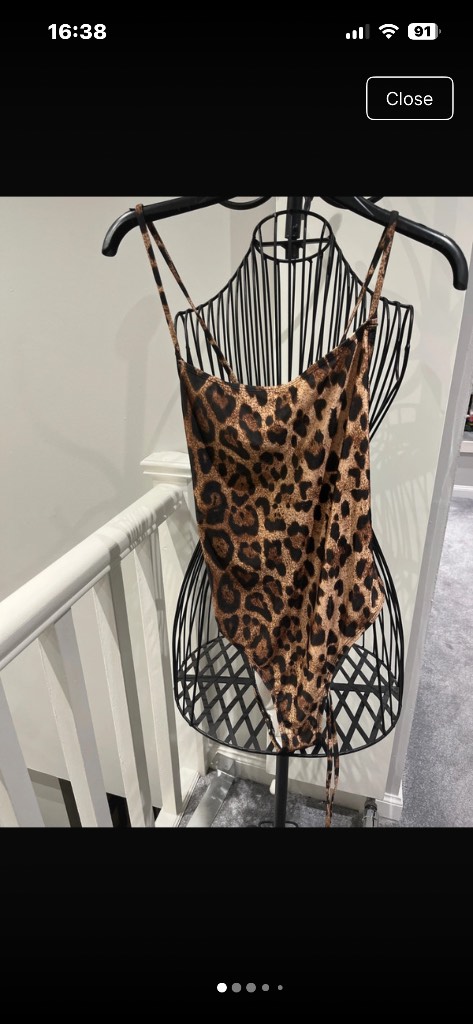 Swimsuit size 12 animal print