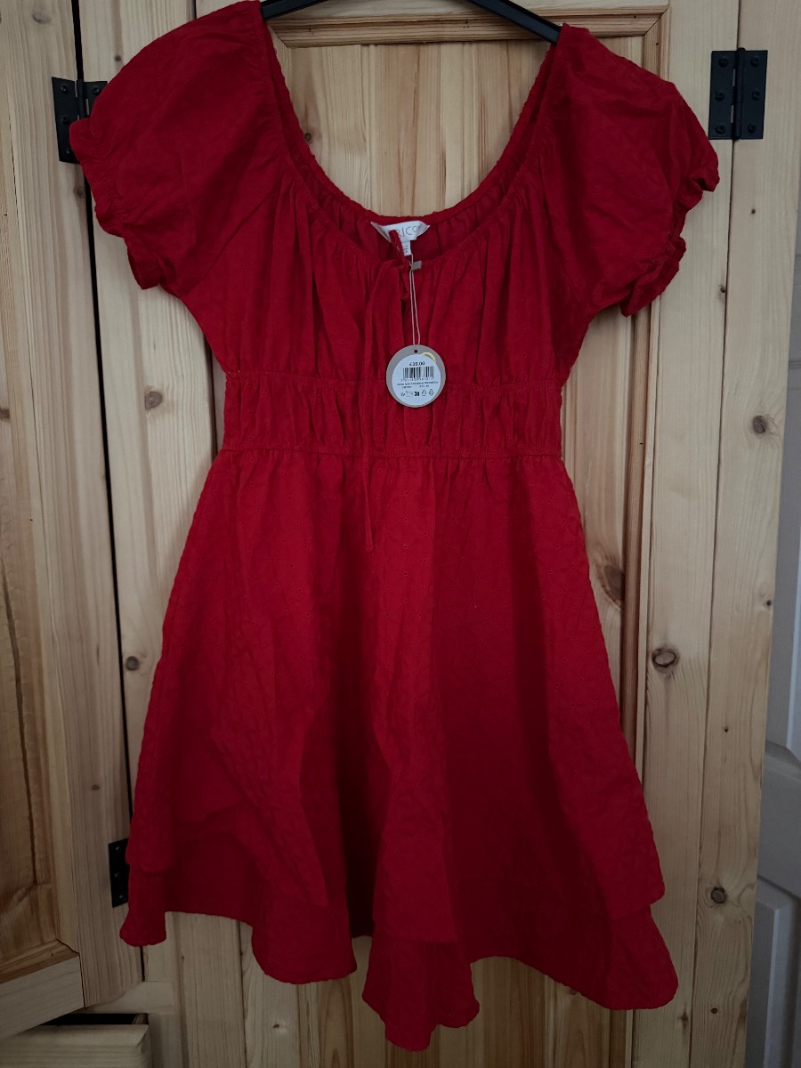 Apricot summer dress size 12