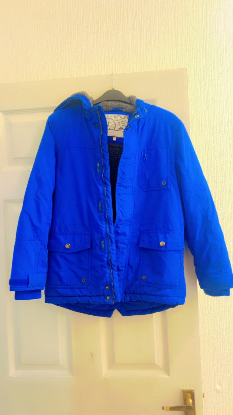 Boys 11-12 yr parka /fleece lining