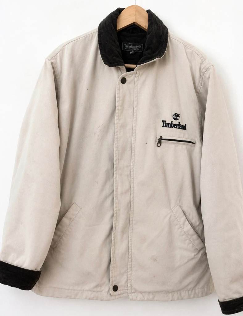 vintage mens timberland jacket medium