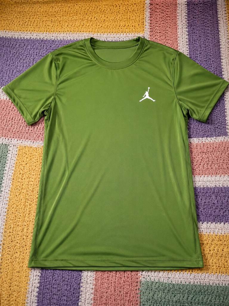 Authentic Jordan (Nike Air Jordan) performance training t-shirt in bright neon green 💚  Size: Small