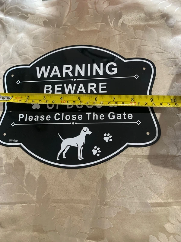 BEWARE OF DOG SIGN