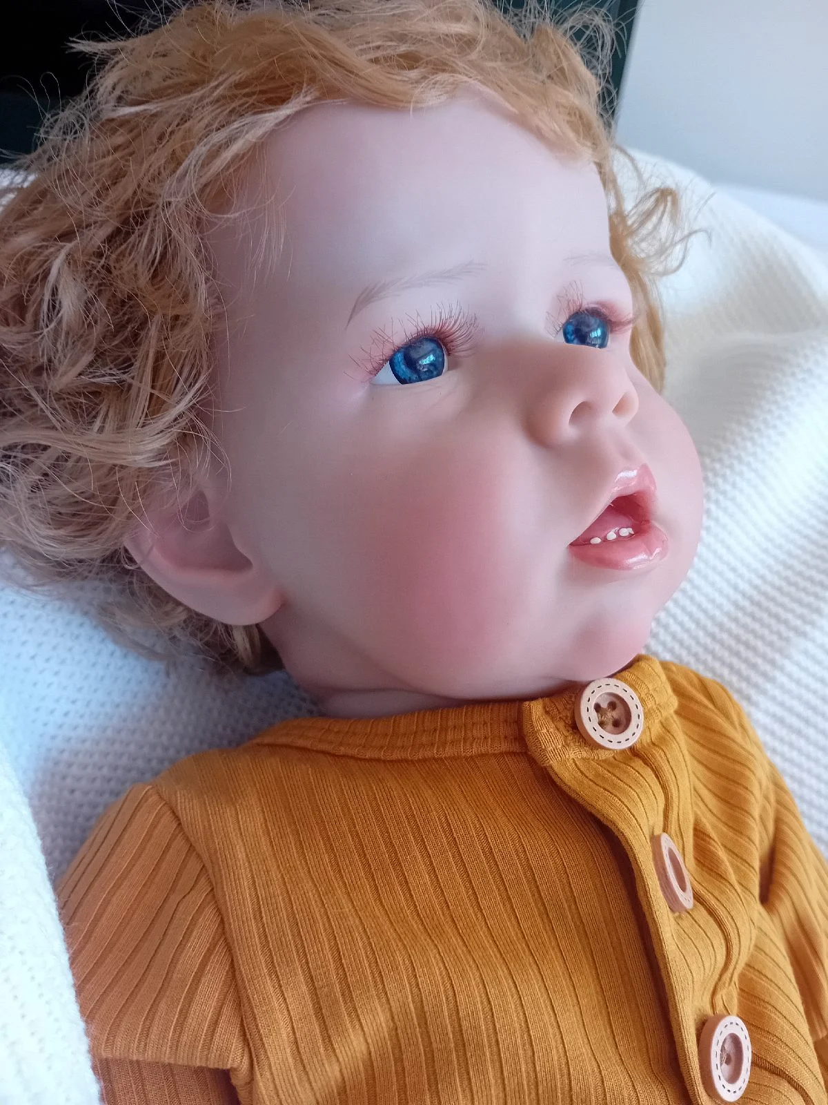 Reborn Toddler boy doll 22" soft cloth body
