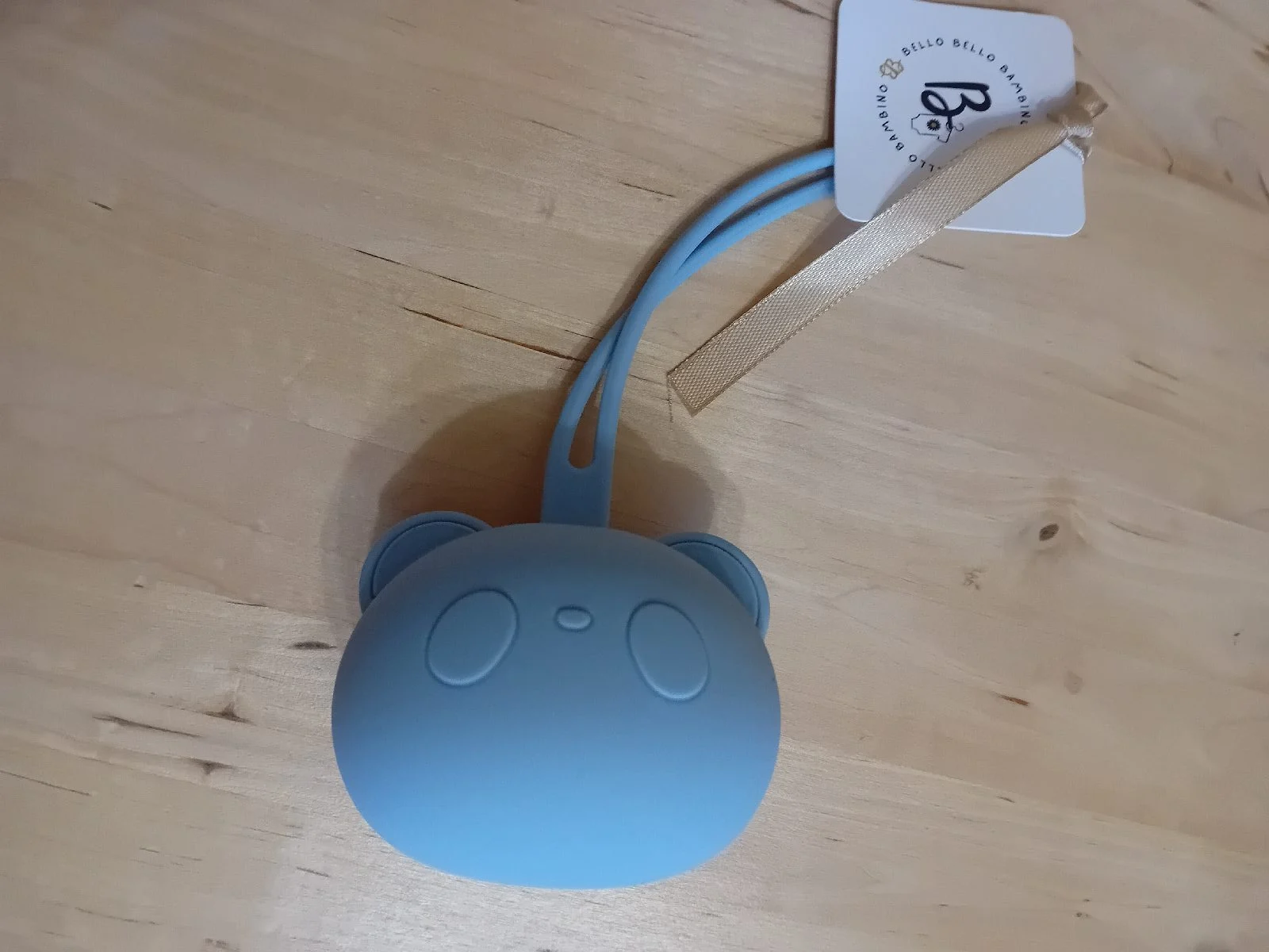 Silicone dummy holder blue