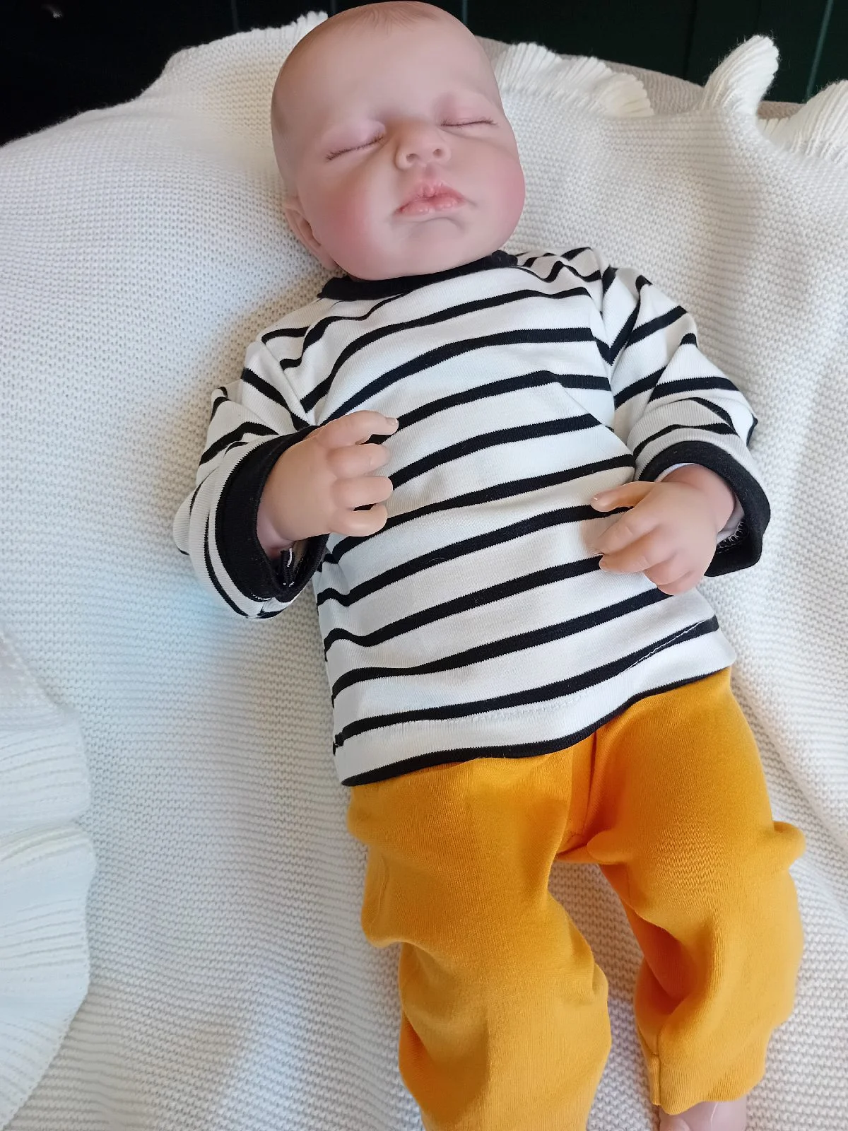 Reborn doll baby boy 20" soft cloth body t
