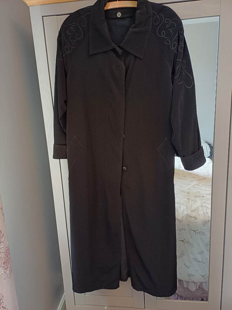 Ladies black overcoat