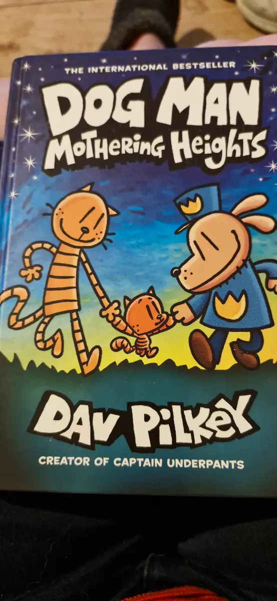 Hardback book Dog Man- mothering heights