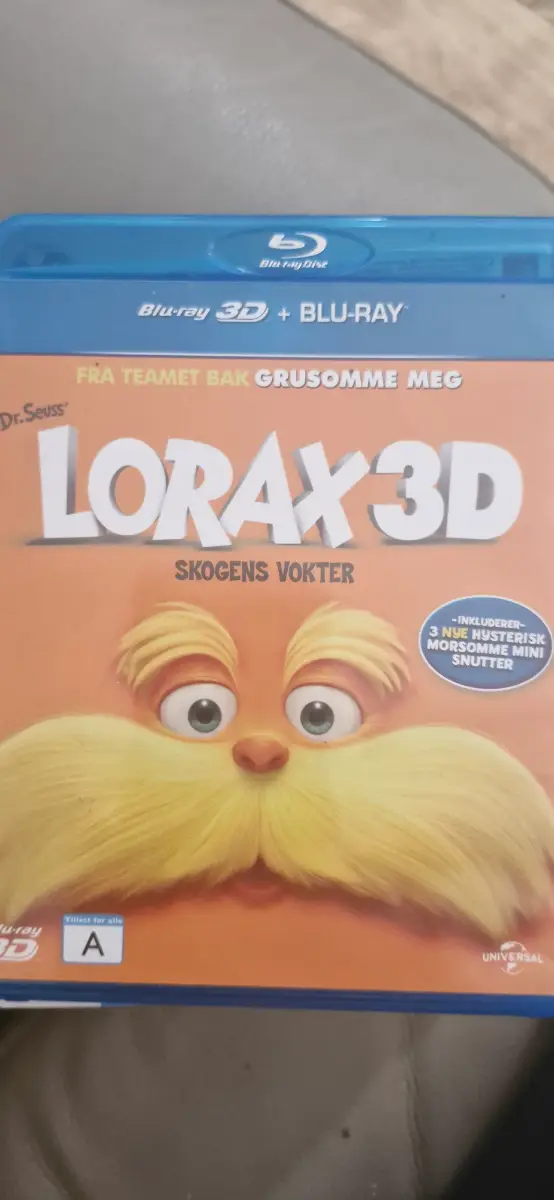 Blu-ray Lorax 3d