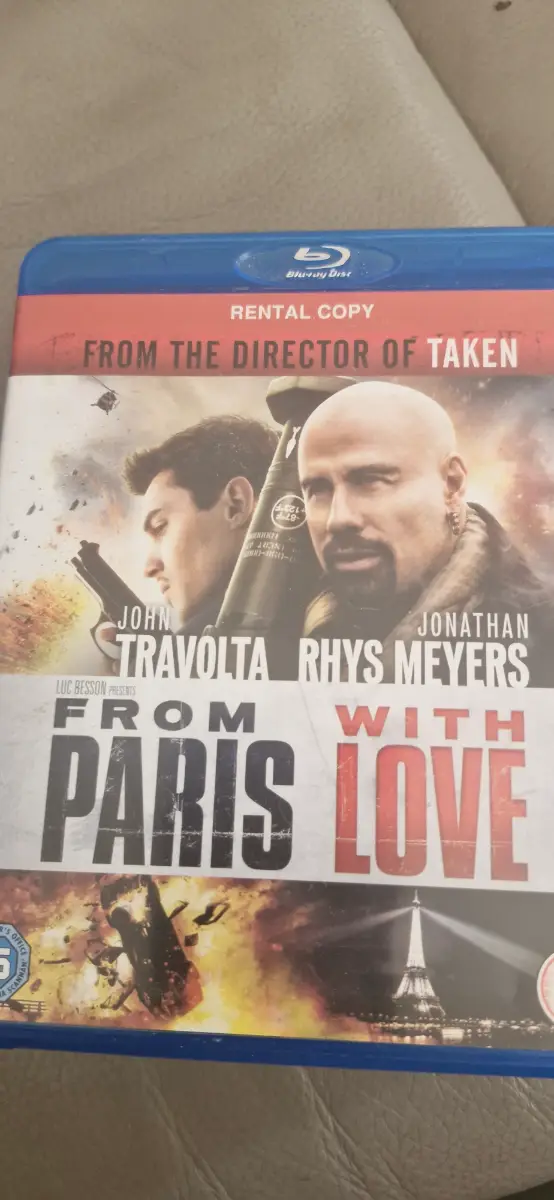 Blu-ray From Paris with Love John Travolta