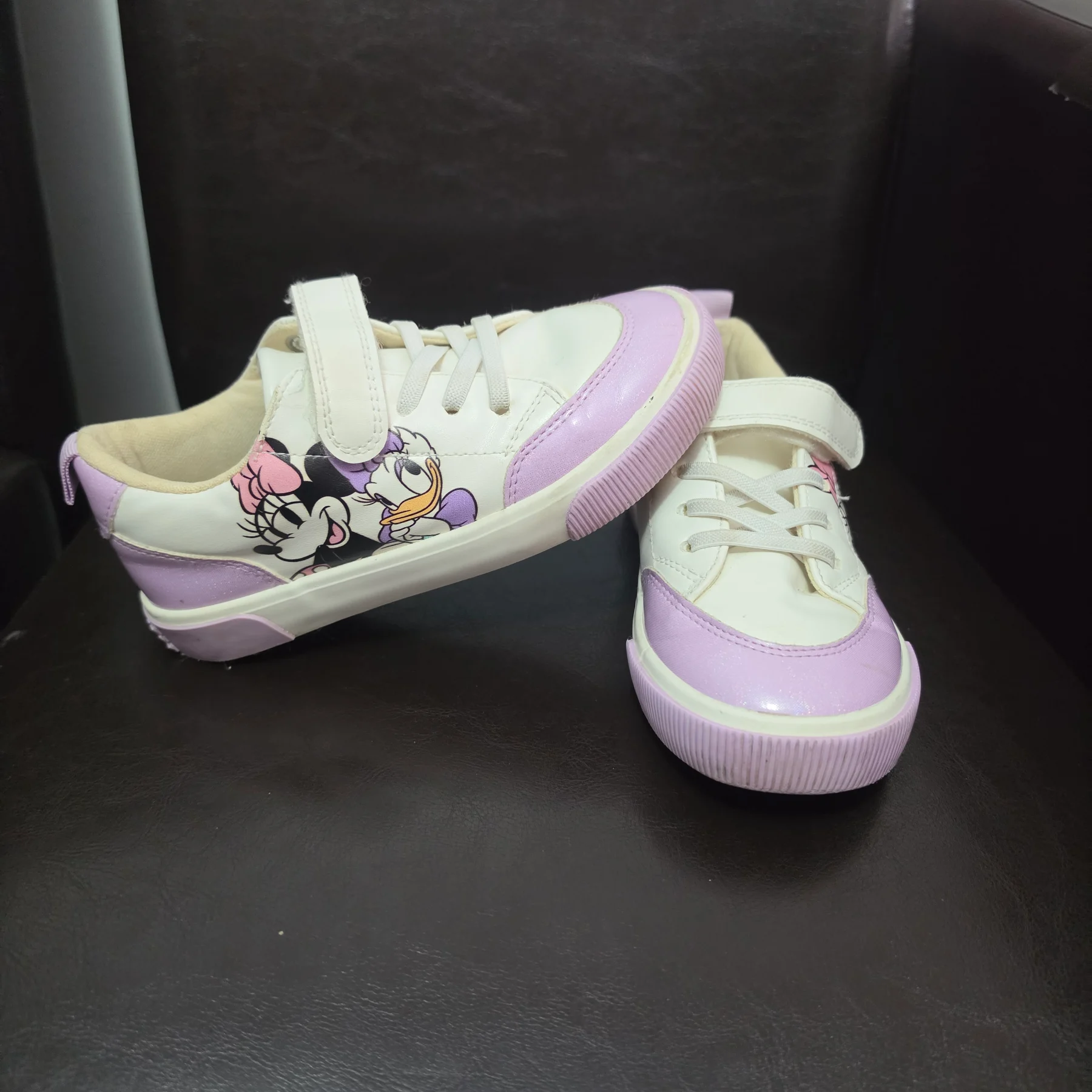 Disney Minnie Mouse & Daisy Duck Kids Trainers - UK Size 10, Good Condition