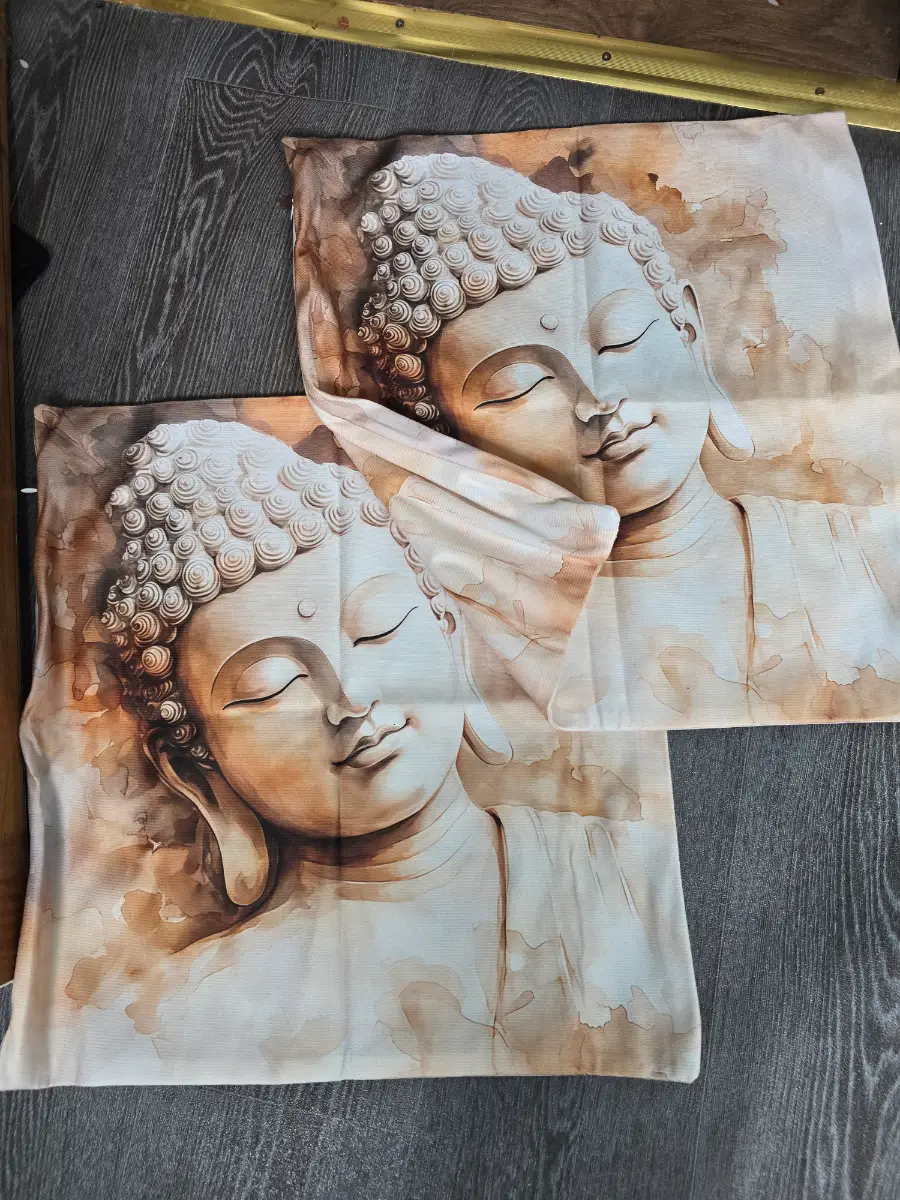 Buddah cushions covers 45 cm x 45 cm