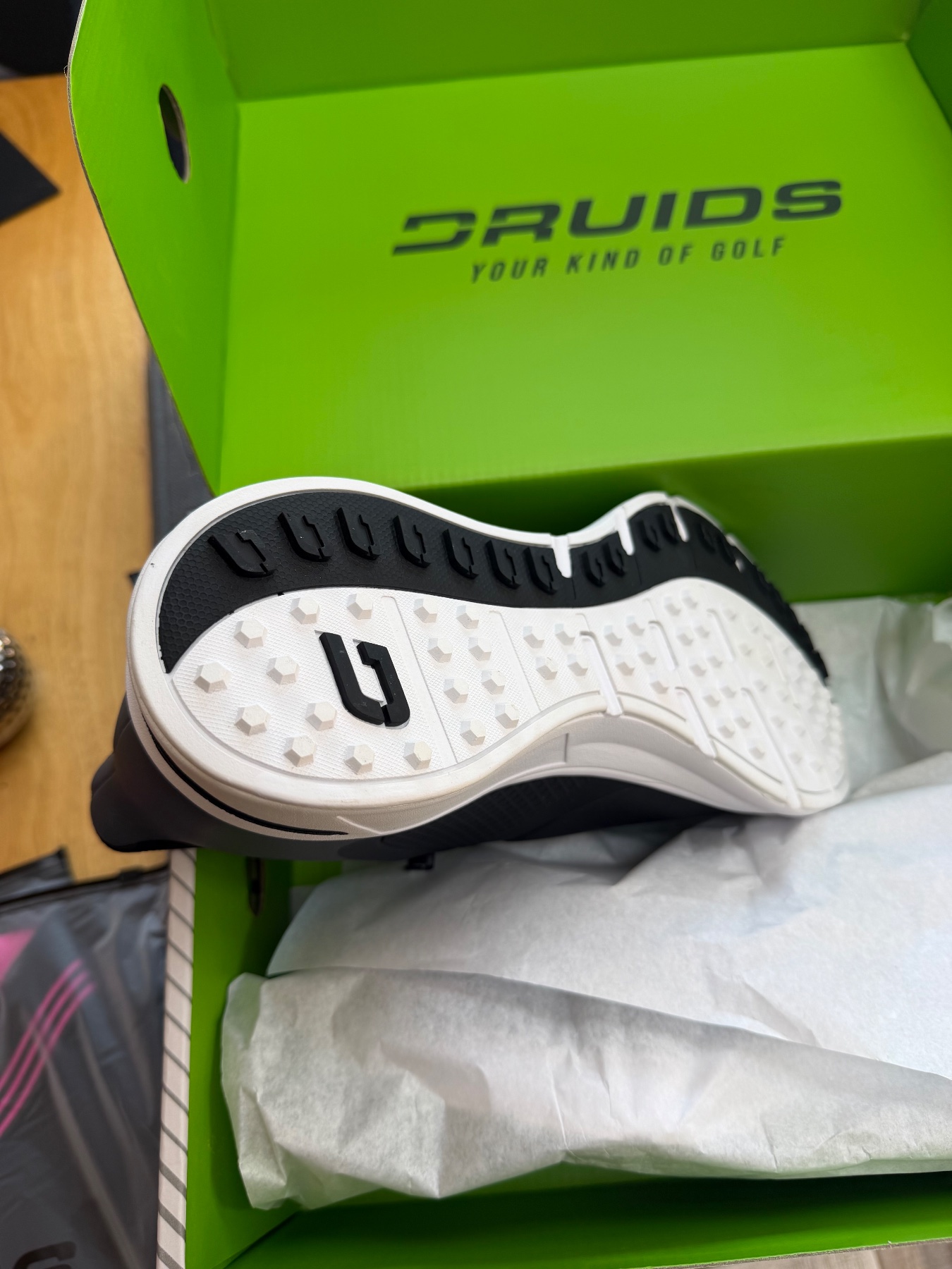 Brand Druids golf shoes