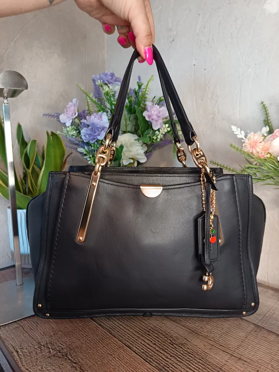 Coach Black Dreamer Satchel Bag Handbag