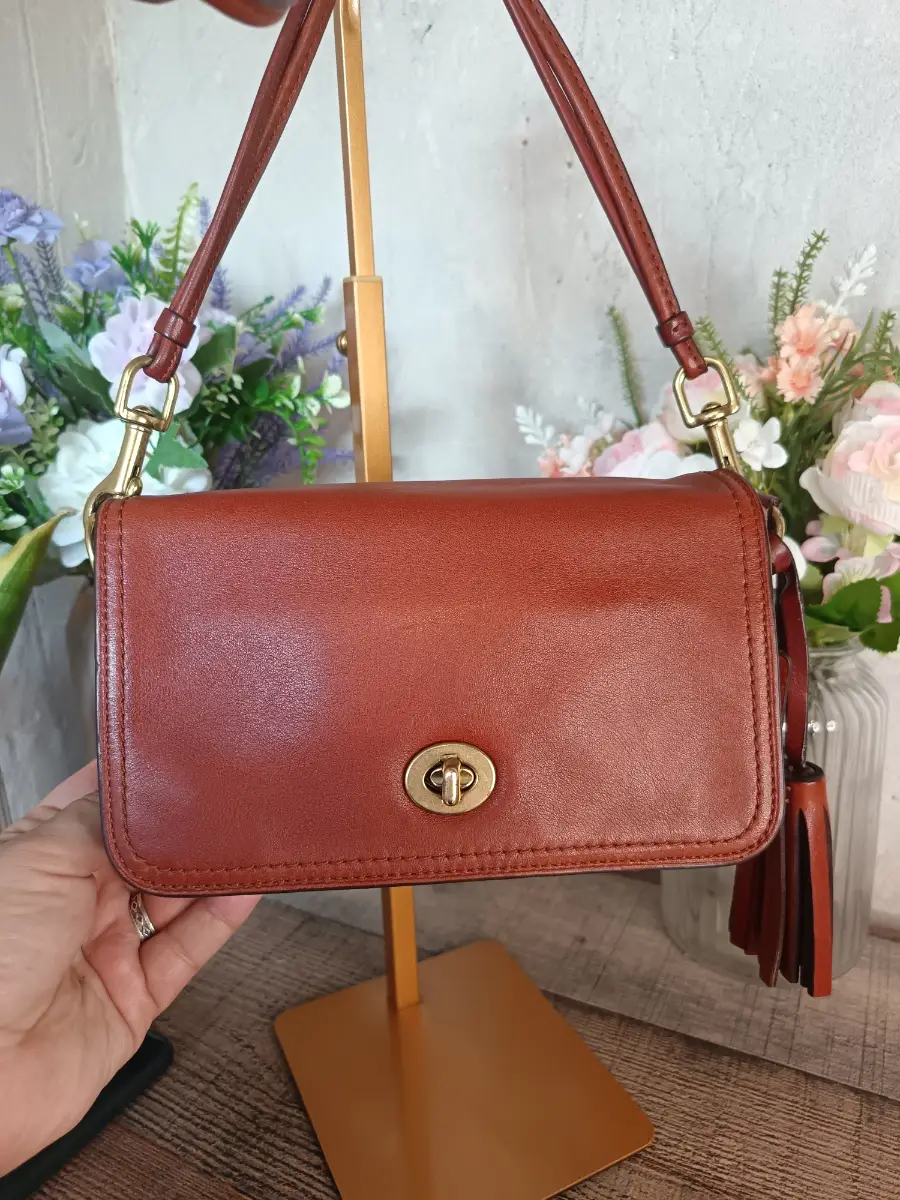 Coach Brown Legacy Penny Shoulder and Crossbody Bag