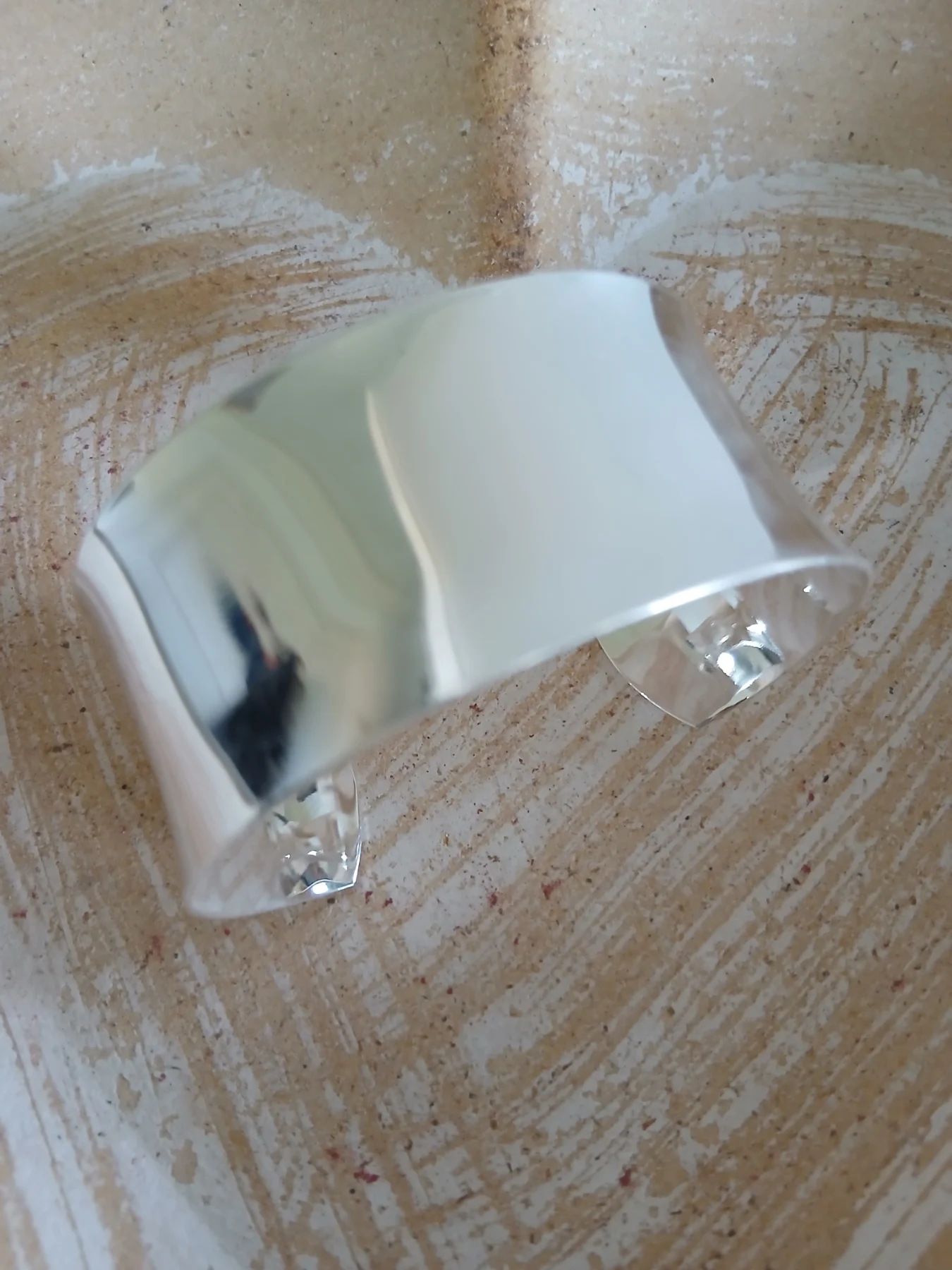 Silver Open Cuff Bracelet - 925 Stamped