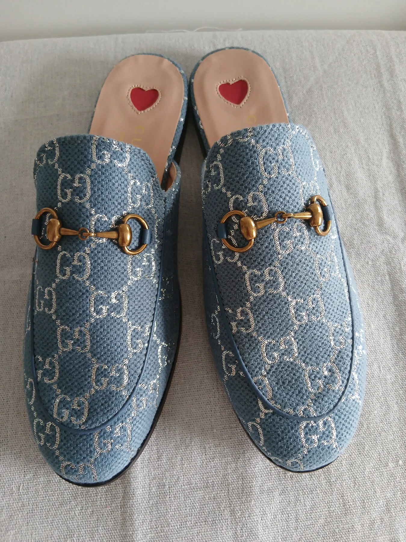 Blue Canvas Slip-On Shoes – EU 39 / UK 6