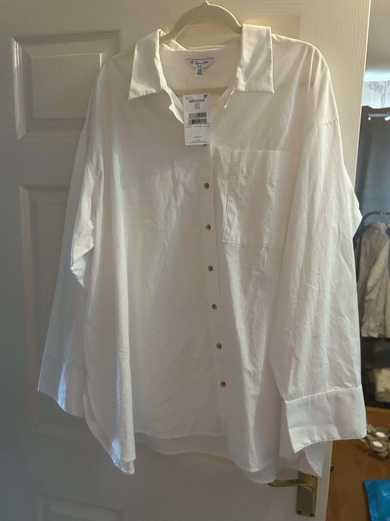 Next ladies white shirt size 24 bnwt