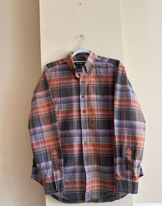 Polo Ralph Men Lauren vintage classic fit shirt | large size