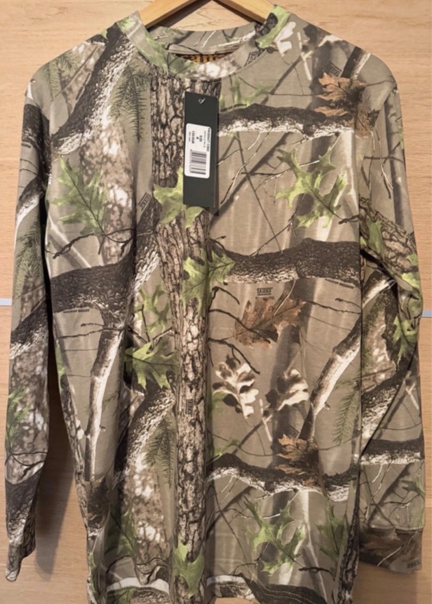 Game Technical Apparel Trek Camo Long Sleeve Top Size M BNWT