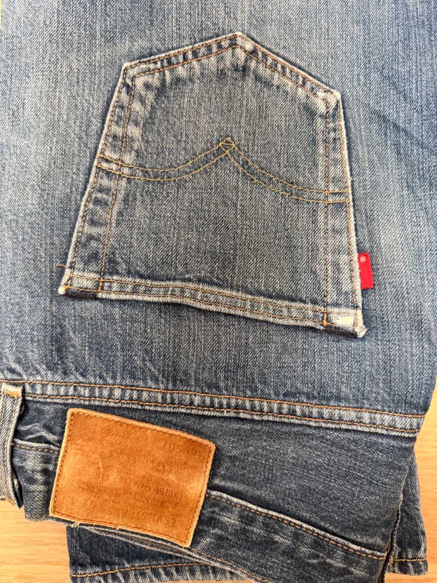 Levi’s 501 Men’s Blue Denim Jeans W34 L34 Button Fly Straight Leg