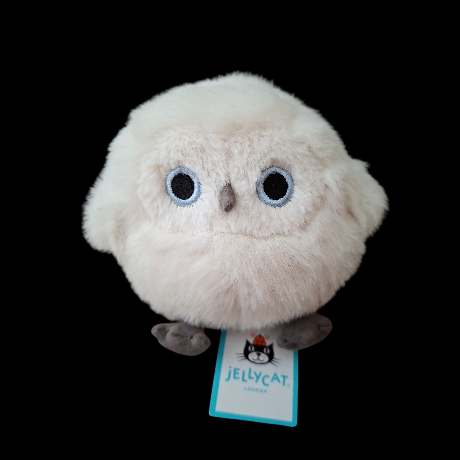 Brand New 4" Genuine Collectable White Snowy Owling Jellycat London Soft Toy