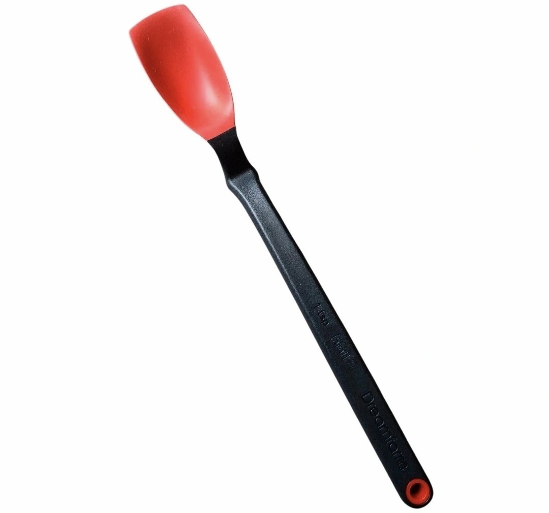 Brand New Red and Black Silicone 1 tsp Mini Supoon by Dreamfarm