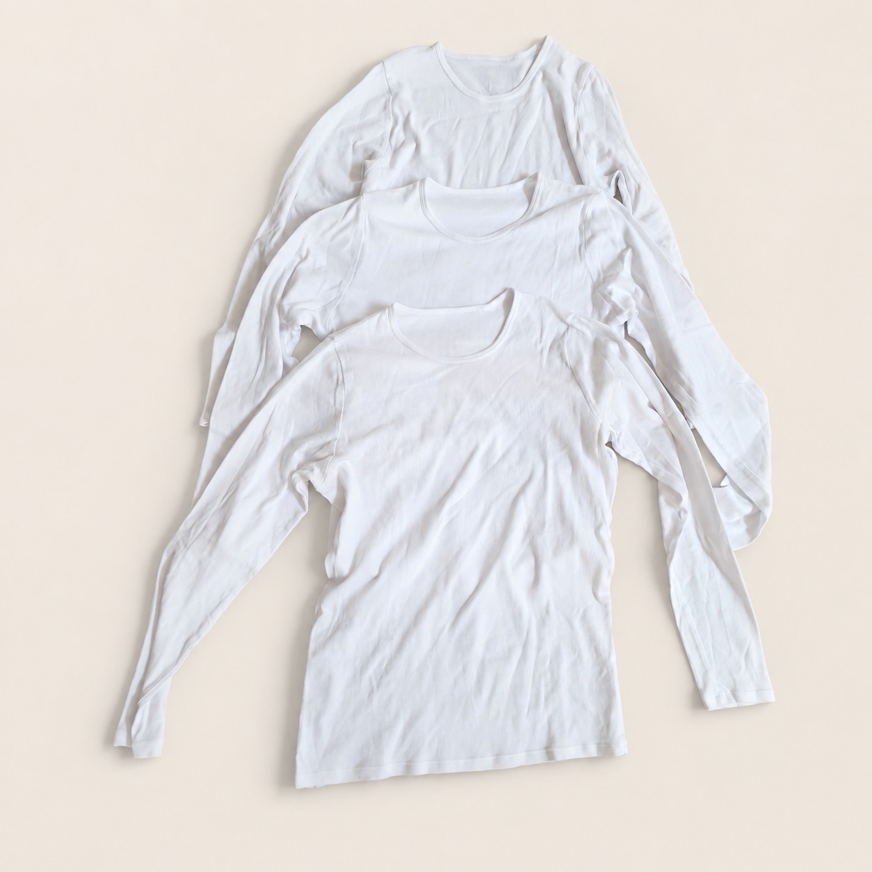 M&S Kids White Long Sleeve Tops 3 Pack Age 13-14 Years